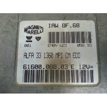Recambio de centralita motor uce para alfa romeo 33 berlina 1.4 ie referencia OEM IAM 60605856 61600088032 