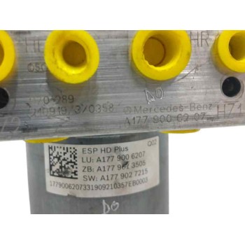 Recambio de abs para mercedes-benz gla (h247) gla 200 d (247.712) referencia OEM IAM A1779006207 0265295034 