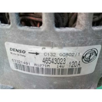 Recambio de alternador para fiat stilo (192) 1.8 16v dynamic referencia OEM IAM 46543023 63321491 120A