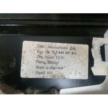 Recambio de luna custodia trasera izquierda para porsche cayenne (typ 9pa1) s referencia OEM IAM 7L5845297BA  