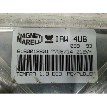 Recambio de centralita motor uce para fiat tempra berlina (159) 1.8 i.e. sx referencia OEM IAM 007756714 6160018601 