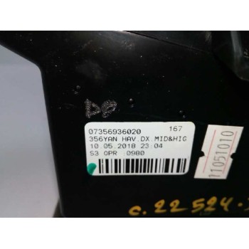 Recambio de rejilla aireadora para fiat tipo ii (357) fam 1.6 jtdm 16v referencia OEM IAM 07356936020 LADO DERECHO 