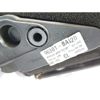 Recambio de retrovisor derecho para nissan primera berlina (p12) visia referencia OEM IAM 96301BA420 5 CABLES 