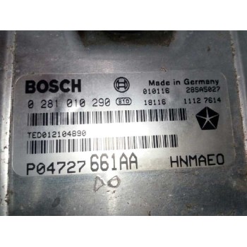 Recambio de centralita motor uce para chrysler voyager (rg) 2.5 crd cat referencia OEM IAM P04727661AA 0281010290 