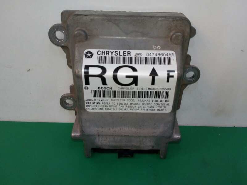 Recambio de centralita airbag para chrysler voyager (rg) 2.5 crd cat referencia OEM IAM 04748604AA 0285001466 