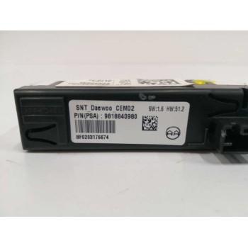 Recambio de modulo electronico para peugeot 308 sw 1.2 12v e-thp referencia OEM IAM 9818840980 INDICADOR AIRBAG Y CINTURONES 