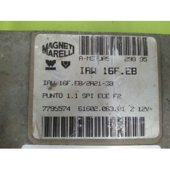 Recambio de centralita motor uce para fiat punto berl. (176) 55 s referencia OEM IAM 007795574  