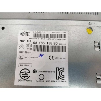 Recambio de sistema navegacion gps para peugeot 308 sw 1.2 12v e-thp referencia OEM IAM 9818613880  
