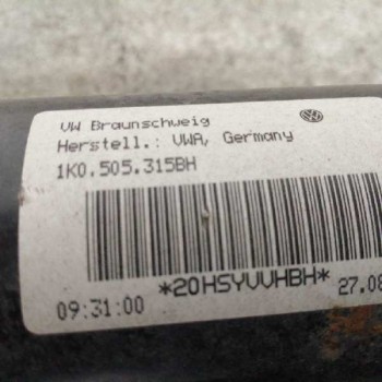 Recambio de puente trasero para volkswagen golf vi (5k1) 1.6 tdi dpf referencia OEM IAM 1K0505315BH 1K0505315BG 