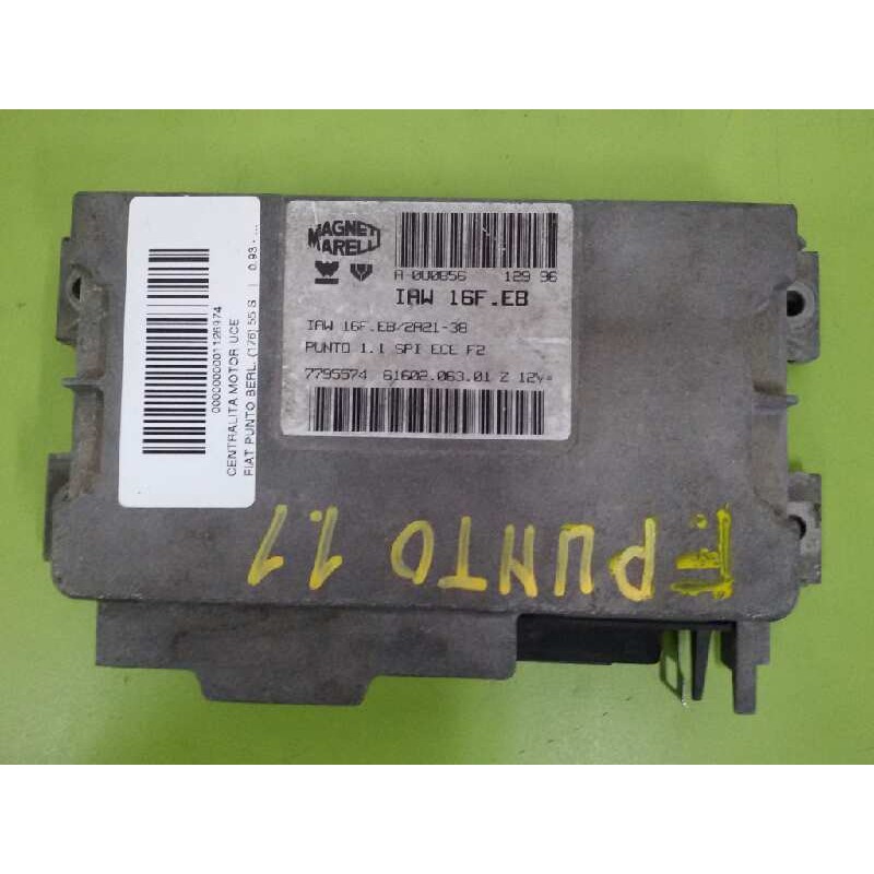 Recambio de centralita motor uce para fiat punto berl. (176) 55 s referencia OEM IAM 007795574  