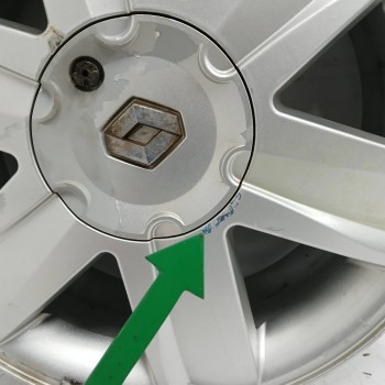 Recambio de llanta para renault scenic ii 1.9 dci diesel referencia OEM IAM 8200217241A 6.5JX16CH49 4H 4X100