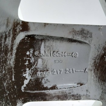 Recambio de llanta para renault scenic ii 1.9 dci diesel referencia OEM IAM 8200217241A 6.5JX16CH49 4H 4X100