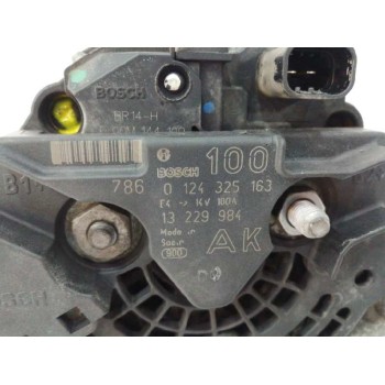 Recambio de alternador para opel zafira b 1.8 16v referencia OEM IAM 13229984 100A 0124325163