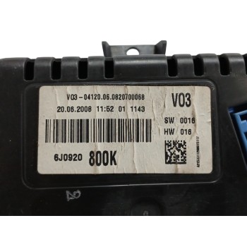 Recambio de cuadro instrumentos para seat ibiza (6j5) 1.6 16v referencia OEM IAM 6J0920800K A2C53311200 