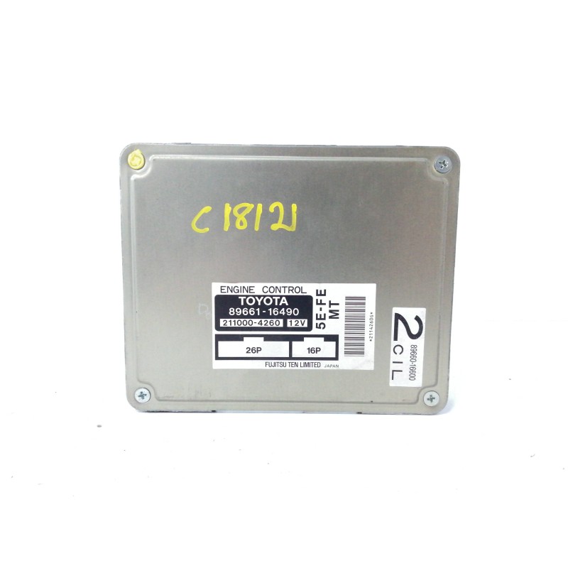 Recambio de centralita motor uce para toyota paseo coupe (l54) 1.5 16v cat referencia OEM IAM 8966116490 2110004260 