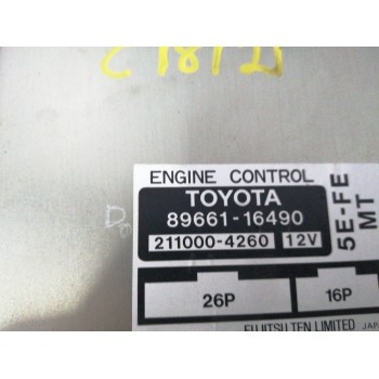 Recambio de centralita motor uce para toyota paseo coupe (l54) 1.5 16v cat referencia OEM IAM 8966116490 2110004260 
