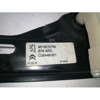 Recambio de elevalunas trasero izquierdo para citroën c4 picasso 1.2 12v e-thp referencia OEM IAM 9816272780  