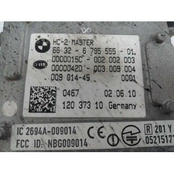 Recambio de modulo electronico para bmw 7 (f01, f02, f03, f04) 750 i, li referencia OEM IAM 66326795555 ASISTENCIA DE CAMBIO DE 