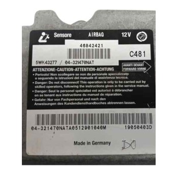 Recambio de centralita airbag para alfa romeo 147 (190) 1.6 16v cat referencia OEM IAM 46842421 5WK43277 