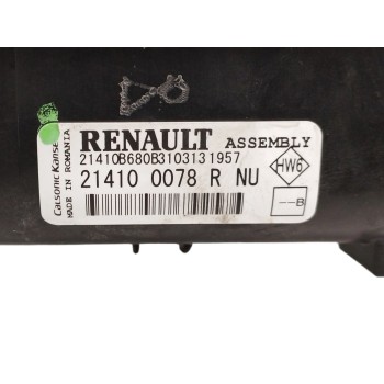 Recambio de radiador agua para renault clio iv 1.5 dci diesel fap referencia OEM IAM 214100078R  