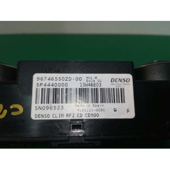 Recambio de mando calefaccion / aire acondicionado para citroën c-elysée exclusive referencia OEM IAM 96746550ZD 5P4440000 