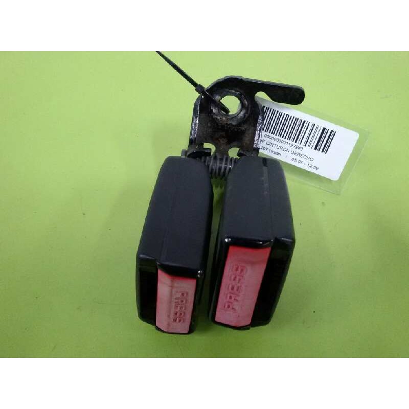 Recambio de enganche cinturon derecho para peugeot 207 urban referencia OEM IAM  TRASERO 