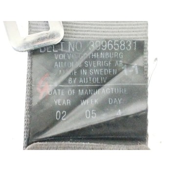 Recambio de cinturon seguridad trasero izquierdo para volvo s60 berlina 2.4 cat referencia OEM IAM 39965831  