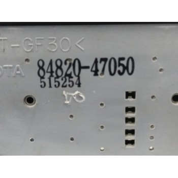 Recambio de mando elevalunas delantero izquierdo para toyota prius (nhw20) 1.5 cat referencia OEM IAM 8482047050  