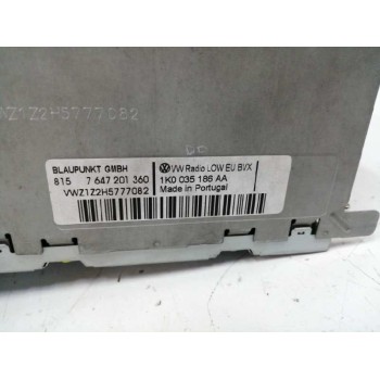 Recambio de sistema audio / radio cd para volkswagen passat berlina (3c2) 2.0 tdi referencia OEM IAM 1K0035186AA  