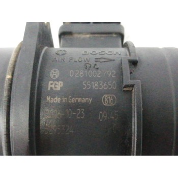 Recambio de caudalimetro para fiat stilo (192) 1.9 8v jtd cat referencia OEM IAM 55183650 0281002792 