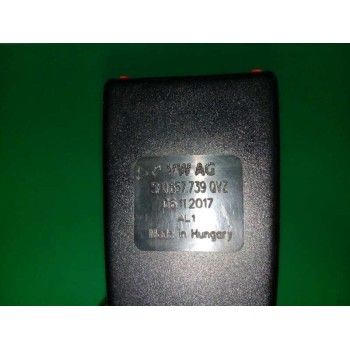 Recambio de enganche cinturon izquierdo para seat leon (5f1) 1.2 tsi referencia OEM IAM 5F0857739 TRASERO 
