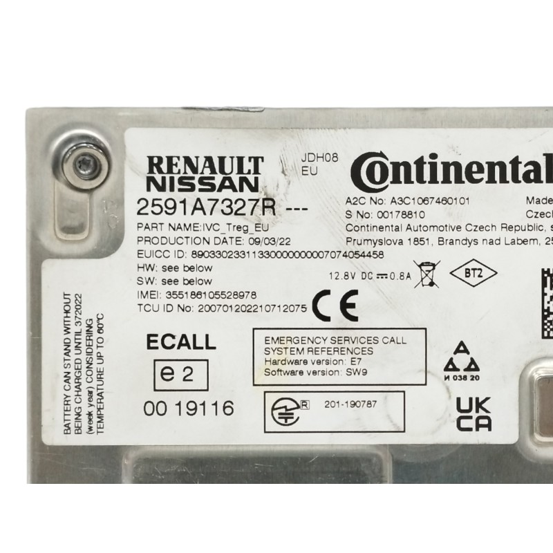 MODULO ELECTRONICO A3C1067460101