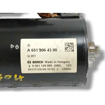 Recambio de motor arranque para mercedes-benz clase c coupé (c204) c 220 cdi (204.302) referencia OEM IAM A6519064300 0001139085