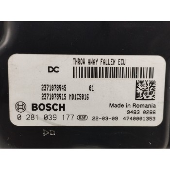 Recambio de centralita motor uce para renault express furgoneta/monovolumen 1.5 blue dci 75 (f6aa) referencia OEM IAM 237107894S