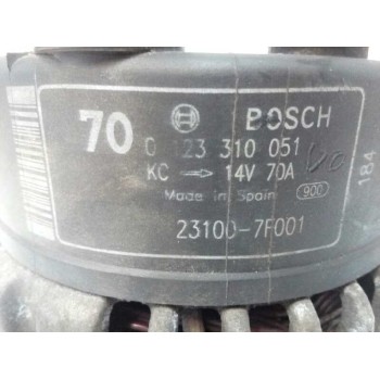 Recambio de alternador para nissan terrano/terrano.ii (r20) s (5-ptas.) referencia OEM IAM 231007F001 0123310051 70A