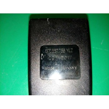Recambio de enganche cinturon derecho para seat leon (5f1) 1.2 tsi referencia OEM IAM 5F0857756 DELANTERO 