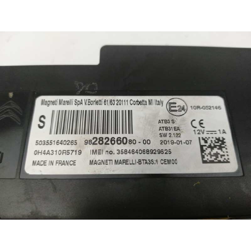 MODULO ELECTRONICO PLASTICO ENCHUFE ANTENA ROTO