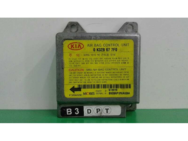 Recambio de centralita airbag para kia rio ls berlina referencia OEM IAM 0K32B677F0  