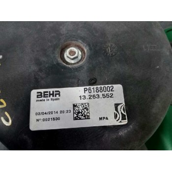 Recambio de electroventilador para opel corsa d 1.2 16v lpg referencia OEM IAM 13263552 13249564 