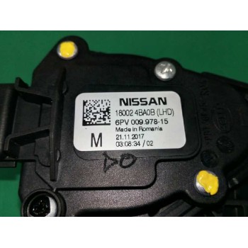 Recambio de potenciometro pedal para nissan qashqai (j11) 1.5 turbodiesel cat referencia OEM IAM 180024BA0B 6PV00997815 
