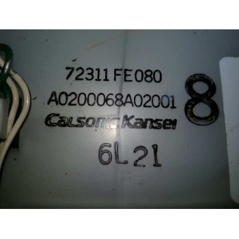 Recambio de mando climatizador para subaru impreza sedán (gd) 2.0 i awd (gd9) referencia OEM IAM 72311FE080  