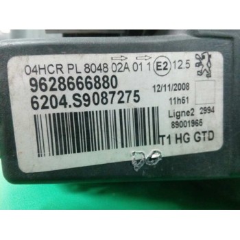 Recambio de faro izquierdo para peugeot 206 berlina xt referencia OEM IAM 9628666880  