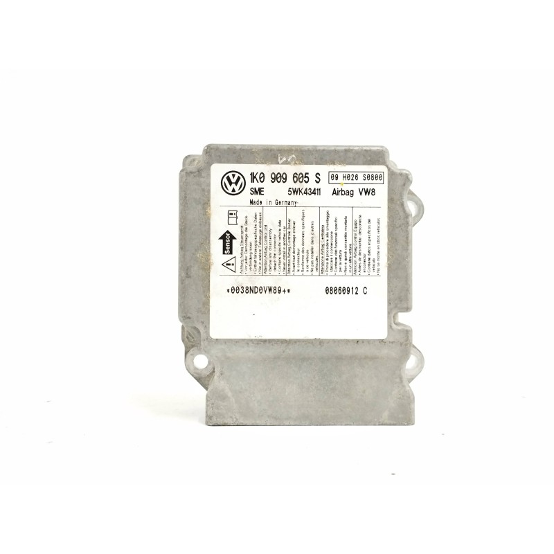Recambio de centralita airbag para skoda octavia berlina (1z3) 1.9 tdi referencia OEM IAM 1K0909605S 5WK43411 