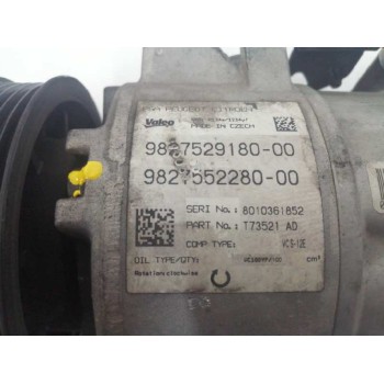 Recambio de compresor aire acondicionado para citroën c4 picasso 1.2 12v e-thp referencia OEM IAM 9827529180 9827552280 