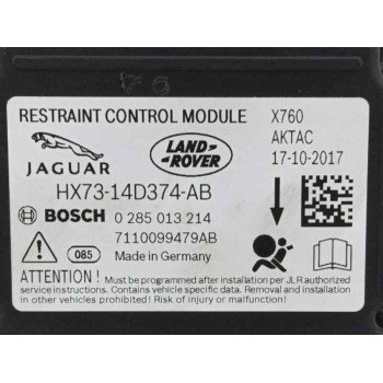 Recambio de centralita airbag para jaguar f-pace (x761) 2.0 td4 awd referencia OEM IAM HX7314D374AB 0285013214 