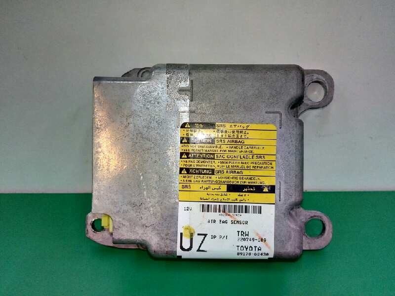 Recambio de centralita airbag para toyota yaris 1.4 turbodiesel cat referencia OEM IAM 891700D430 220749109 Recambio de centralita airbag para toyota yaris 1.4 turbodiesel cat referencia OEM IAM 891700D430 220749109