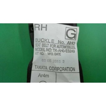 Recambio de enganche cinturon derecho para subaru xv (g5) 2.0 cat referencia OEM IAM TKAH0E249 TRASERO 