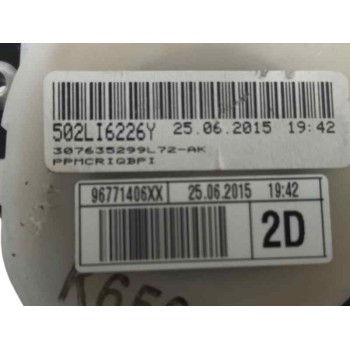 Recambio de cinturon seguridad trasero derecho para citroën c4 picasso 1.2 12v e-thp / puretech referencia OEM IAM 96771406XX  