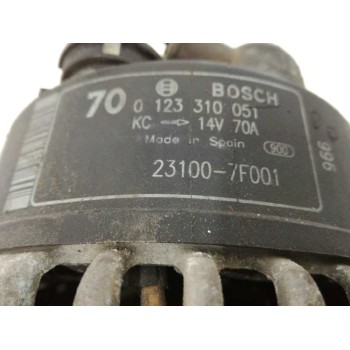 Recambio de alternador para nissan terrano/terrano.ii (r20) 2.7 turbodiesel referencia OEM IAM 231007F001 0123310051 70A