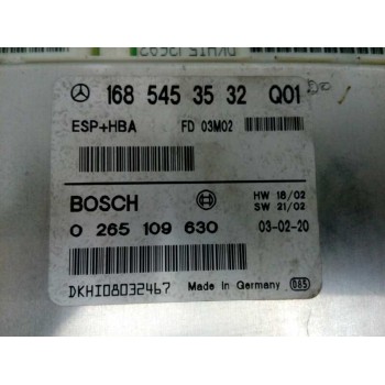 Recambio de centralita abs para mercedes-benz clase a (w168) 170 cdi (168.009) referencia OEM IAM 1685453532 0265109630 